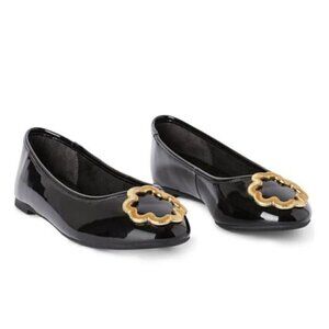 Sam & Libby Coco Patent Ballet Flat Shoes Sz 9.5​​​​​​​​​​​